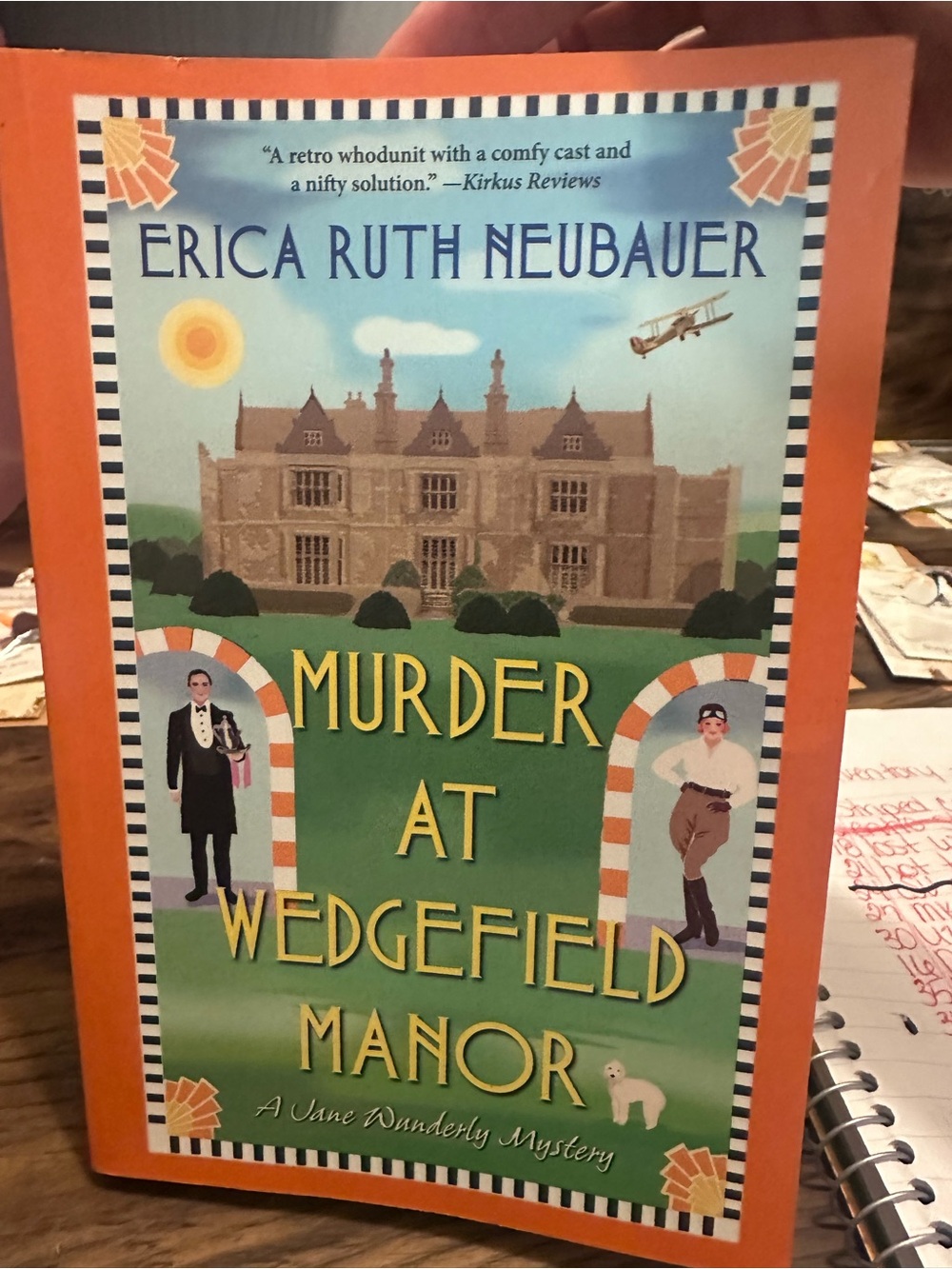 Murder at Wedgefield Manor by Erica Ruth Neubauer | Jane Wunderly Mystery